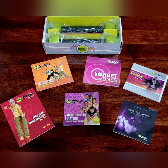 NEW Zumba DVD Set with Toning Sticks - Picture 2 of 2